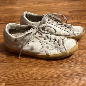 Golden Goose Superstar Rare Limited Edition White Pony Hair Size 38